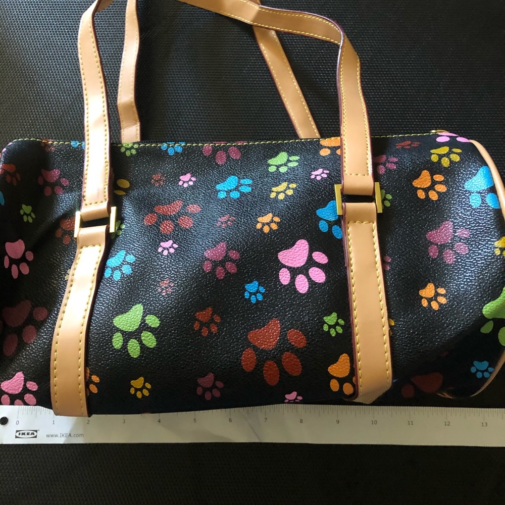Paw Monogram Cylinder Mini Purse - Picture 2 of 6